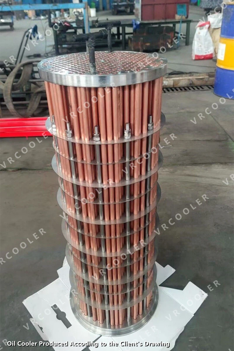 Oil Cooler Produced Accoding to the Clients Drawing Oil Cooler Produced Accoding to the Clients Drawing