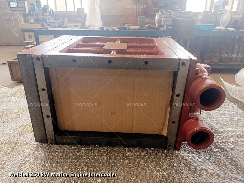Weichai 250 kW Marine Engine Intercooler 4 Weichai 250 kW Marine Engine Intercooler 4